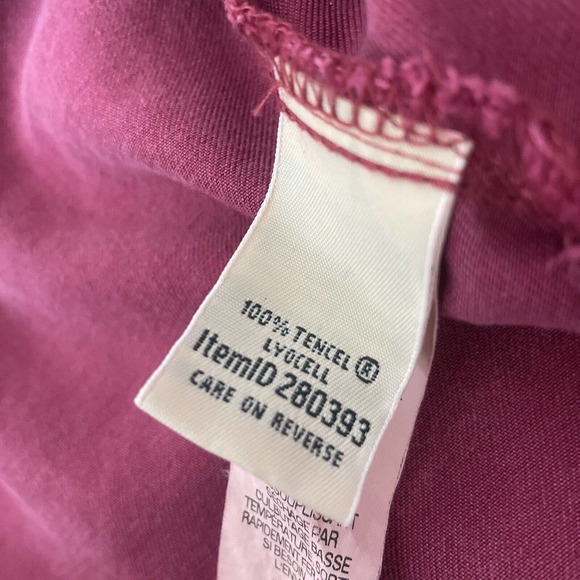 L.L.Bean Shirt Women’s XL Red Button Up Long Sleeve 100% Tencel Lyocell Adult - Picture 5 of 10